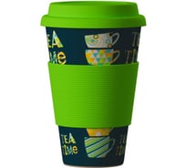 Стакан из бамбукового волокна Areon ЭКО  BambooCup, Зеленый Чай, 400 мл 280-388