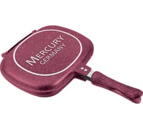 Двойная сковорода MercuryHaus с антипригарным покрытием non-stick, под мрамор, 28 см MC-6292