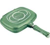 Двойная сковорода MercuryHaus с антипригарным покрытием non-stick, под мрамор, 30 см MC-6294