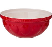 Салатник для смешивания и сервировки Lefard KITCHEN PASSION 25 СМ КРАСНАЯ 424-055