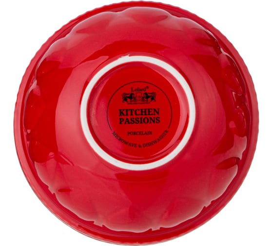 Салатник для смешивания и сервировки Lefard KITCHEN PASSION 25 СМ КРАСНАЯ 424-055