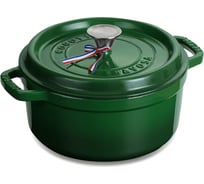 Чугунная эмалированная кастрюля 4,8 л, 26 см, зеленая, YT-KAN26G SAVOSA AB-YT-KAN26G