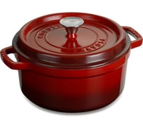 Чугунная эмалированная кастрюля SAVOSA 4,8 л, 26 см, красная, YT-KAN26R AB-YT-KAN26R