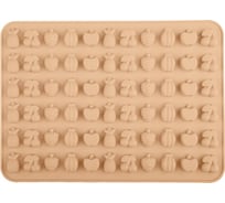 Форма для конфет, мармелада, льда Mallony PERFETTO фрукты, 66 ячеек 107660