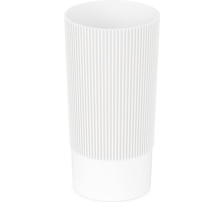 Ваза под срезку ЗПИ "Альтернатива" Версаль" Д100мм, В200мм белый М8933