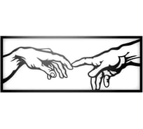 Настенное панно PALITRA TECHNOLOGY Сотворение мира стальное, 750x300 мм 52145-2