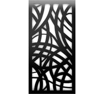 Панно PALITRA TECHNOLOGY Плетение сталь, черное, 60x30 см 52145-11