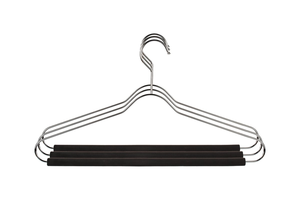 Универсальная вешалка ATTRIBUTE EVA BLACK 43см, набор 3 шт WB/AHM193 ...