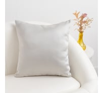 Декоративная подушка Этель Classic цвет Серебряный, 40x40 см, плотность 240 г/м2, 100 полиэстер 4300958