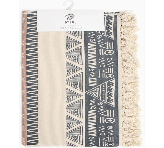 Ковер Этель Ethnic style 60x180 см, 50% хлопок, 50% полиэстер 10122536