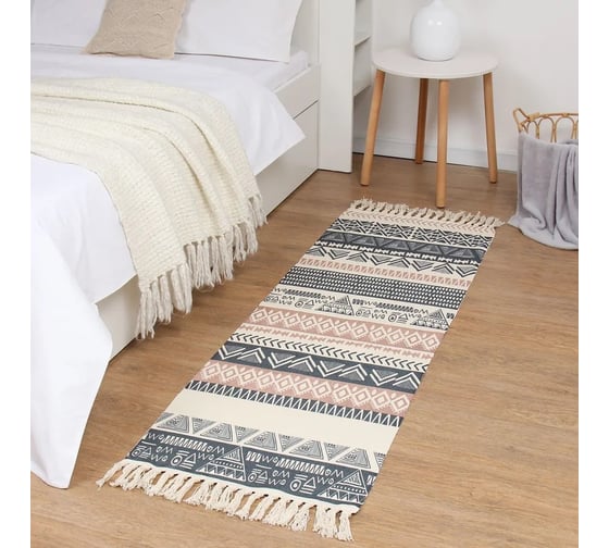 Ковер Этель Ethnic style 60x180 см, 50% хлопок, 50% полиэстер 10122536