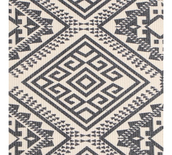 Ковер Этель Графический узор 60x150 см, 50% хлопок, 50% полиэстер 10122565