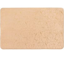 Ковер Этель Тиснение цвет бежевый 100x150 см, 500 г/кв.м 7061218