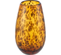Ваза Gipfel LAVA 23x14 см. Материал: стекло. Цвет: коричневый 43180