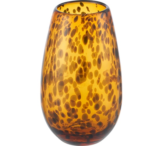 Ваза Gipfel LAVA 23x14 см. Материал: стекло. Цвет: коричневый 43180