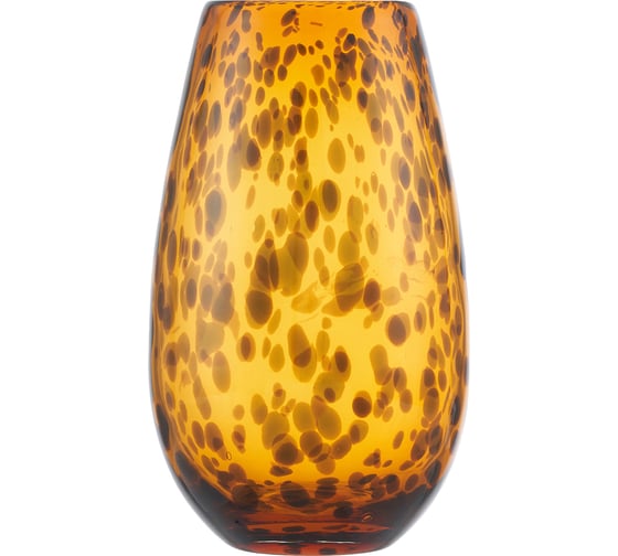Ваза Gipfel LAVA 23x14 см. Материал: стекло. Цвет: коричневый 43180