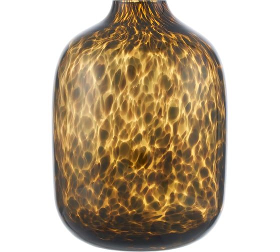Ваза Gipfel LAVA 23x16 см. Материал: стекло. Цвет: коричневый 43179