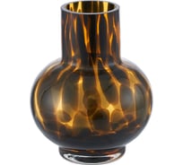 Ваза Gipfel LAVA 15x12 см. Материал: стекло. Цвет: коричневый 43181