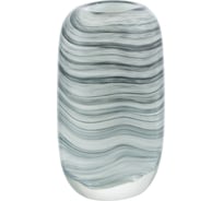 Ваза Gipfel MARBLE 18x11 см. Материал: стекло. Цвет: белый 43170