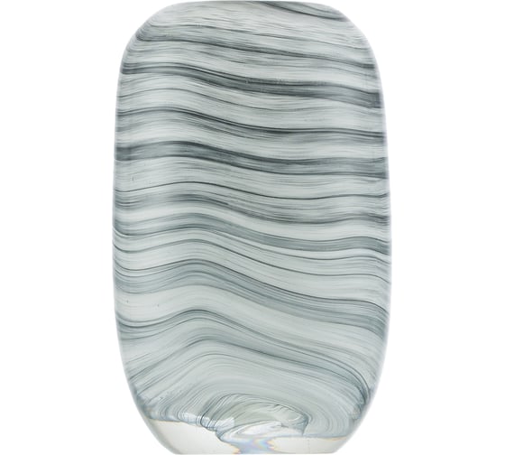Ваза Gipfel MARBLE 18x11 см. Материал: стекло. Цвет: белый 43170