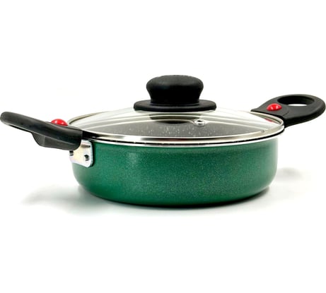 Жаровня JARKO d180, со стеклянной крышкой PR-718-11