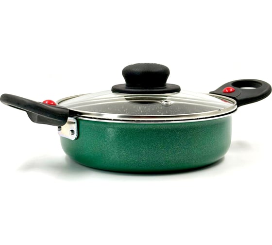 Жаровня JARKO d180, со стеклянной крышкой PR-718-11