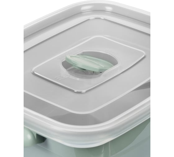 Контейнер для СВЧ HOBBY LIFE зеленый 1 л прямоугольный HL021522MG