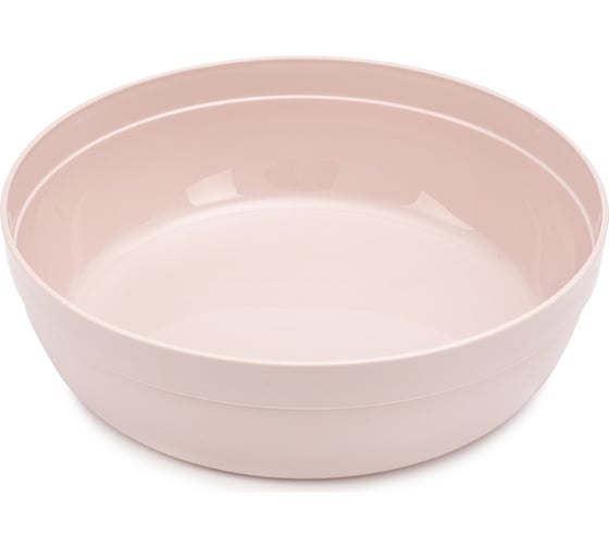 Салатник HOBBY LIFE SANDY розовый 4 л 28.5 см, низкий с крышкой HL031330P