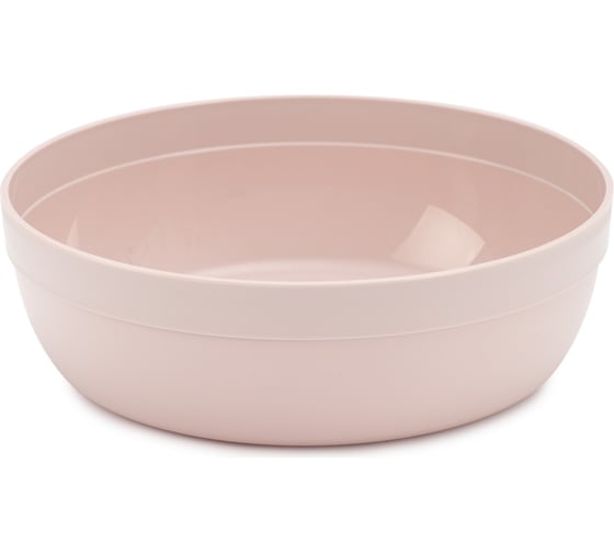 Салатник HOBBY LIFE SANDY розовый 1.8 л 21.5 см, низкий с крышкой HL031328P