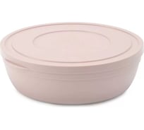 Салатник HOBBY LIFE SANDY розовый 1 л 16.9 см, низкий с крышкой HL031327P