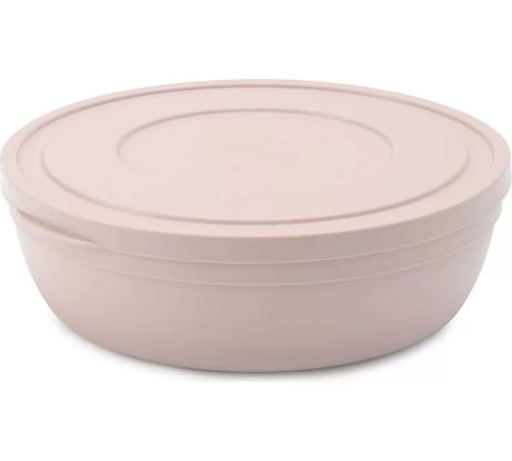 Салатник HOBBY LIFE SANDY розовый 1 л 16.9 см, низкий с крышкой HL031327P