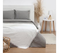 Плед Этель Home 130x180 см, бежевый, 80% хлопок, 20% п/э 10285443