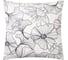 Наволочка декоративная Этель Black flowers, 40x40 см, 100% хлопок 10217011 1