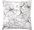 Наволочка декоративная Этель Black flowers, 40x40 см, 100% хлопок 10217011 5