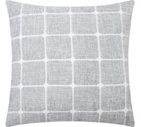 Чехол на подушку Этель Квадраты серый, 45x45 см, 100% п/э 10101064