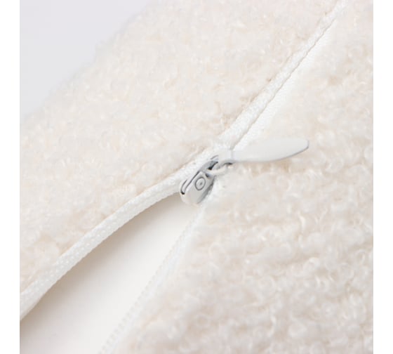 Чехол на подушку Этель Boucle 43x43 см, белый, 100% п/э 10101057