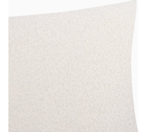 Чехол на подушку Этель Boucle 43x43 см, белый, 100% п/э 10101057