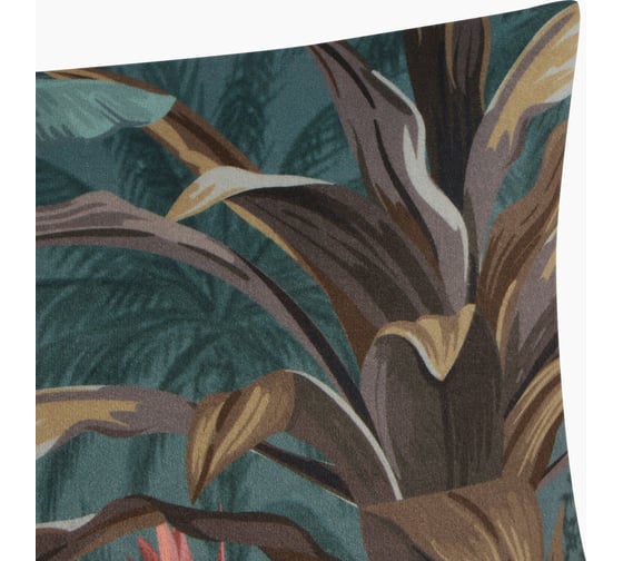 Чехол на подушку Этель Leaves 45x45 см, 100% п/э, велюр 10068674