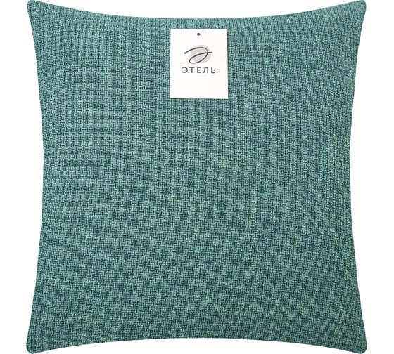 Чехол на подушку Этель Style 45x45 см, зеленый, 100% полиэстер 10086235