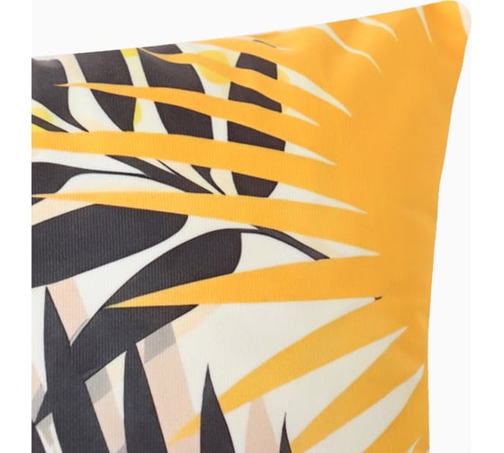 Чехол на подушку Этель Tropics 45x45 см, 100% п/э, велюр 10219396