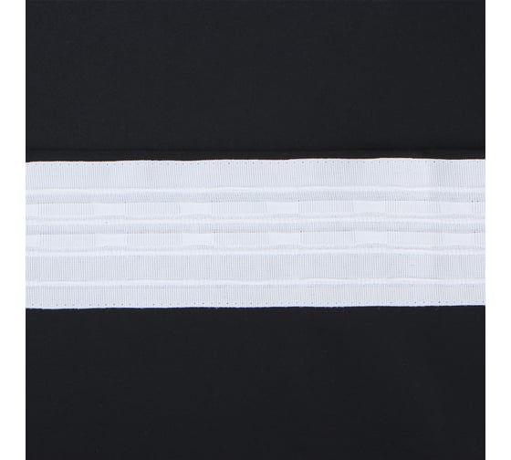 Портьерная штора Этель 145x265 см, черный, блэкаут, 240 г/м2 10339922