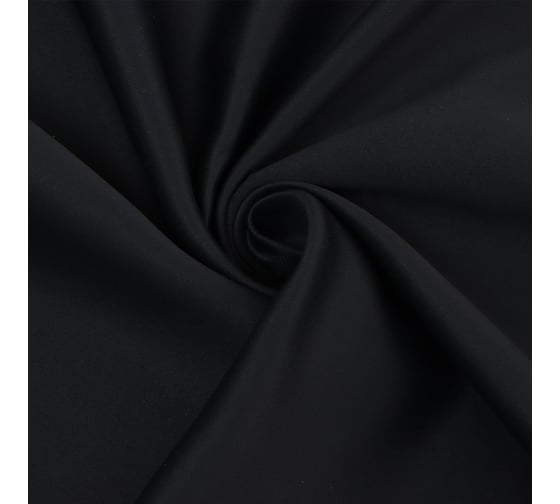 Портьерная штора Этель 145x265 см, черный, блэкаут, 240 г/м2 10339922