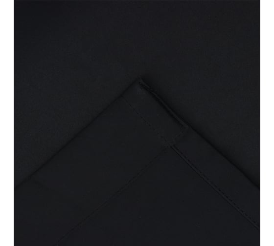 Портьерная штора Этель 270x300 см, черный, блэкаут, 240 г/м2 10339924