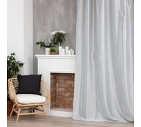 Портьерная штора Этель Классика цвет морской волны, на люверсах, 130x300 см, 100% полиэстер 5800356