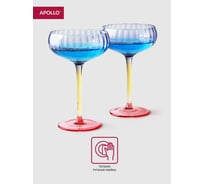 Набор бокалов APOLLO "Estrado" 2 пр. 220 мл EST-220-2