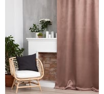 Портьерная штора Этель Классика коричневый, на люверсах, 270x300 см, 100% полиэстер 5800343