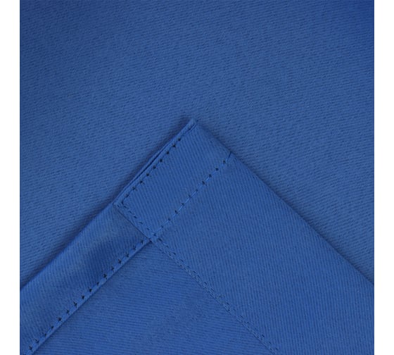 Портьерная штора Этель 130x300 см, синий, блэкаут, 240 г/м2 10339916
