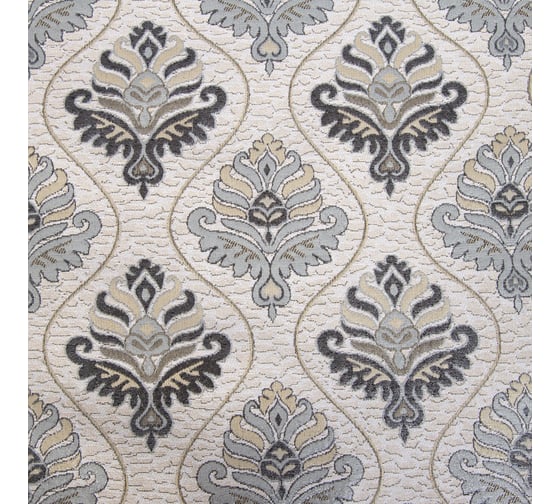 Гобеленовое покрывало Этель Барокко серебрянный, 140x200 см, 450 г/м2, 20% хлопок, 80% полиэстер 4616857