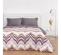 Покрывало Этель Памир евро, 200x210 см, коричневый, 100% полиэстер, блэкаут, 280 г/м2 5353849