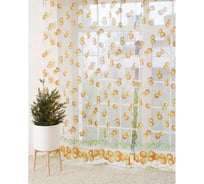 Тюль Этель Мандариновый рай без утяжелителя, 140х250 см 7108475